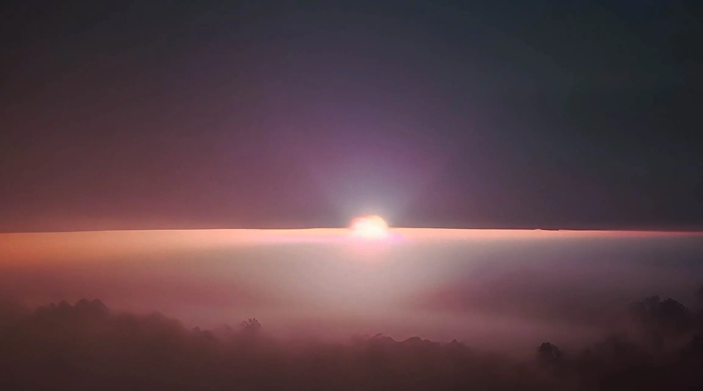 Sunrise Horizon Glow Cinematic Motion Background Stock Video